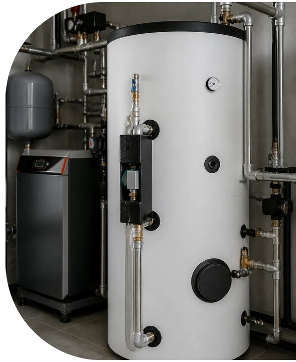 Монтаж бойлера косвенного нагрева в Шебекине от 7127 р. | АПаруса-Шбк